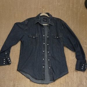 Wrangler Denim Button-Up Shirt